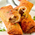 Philly Cheesesteak Egg Rolls