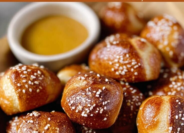 Yeast-free Sourdough Discard Pretzel Bites