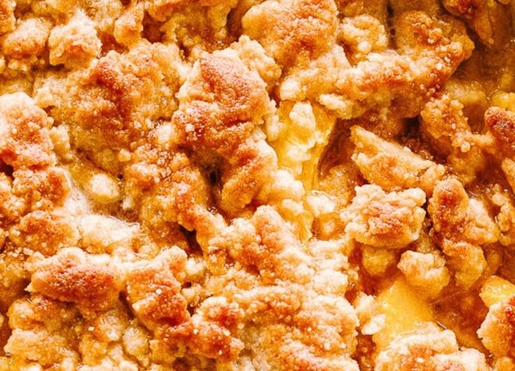 The BEST Peach Cobbler Recipe!