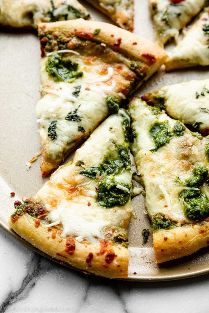 Easy Pesto Pizza