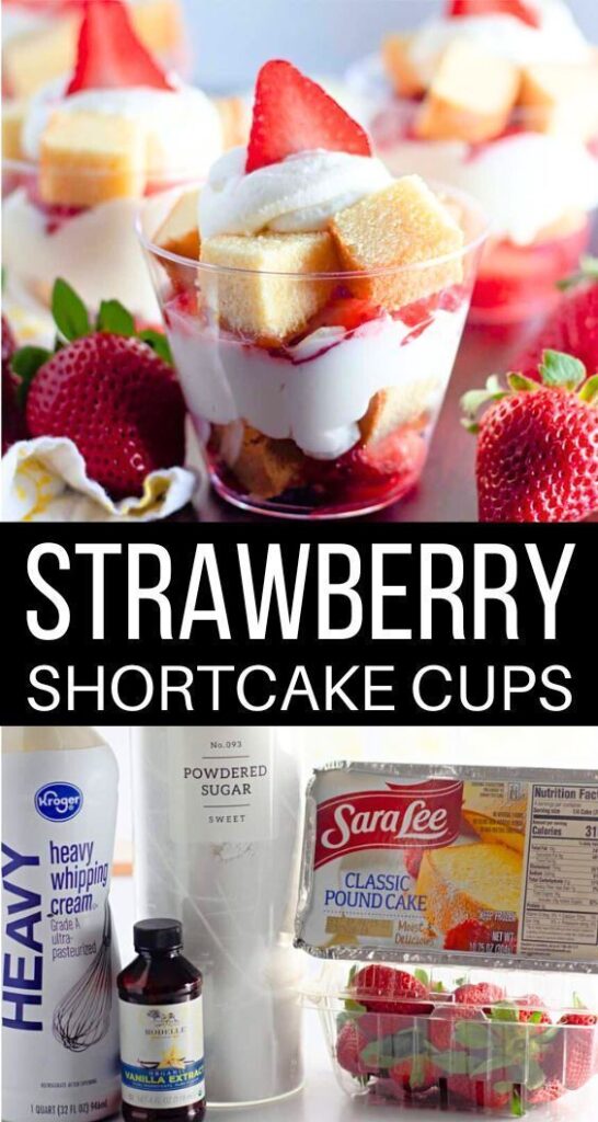 Strawberry Shortcake in a Cup