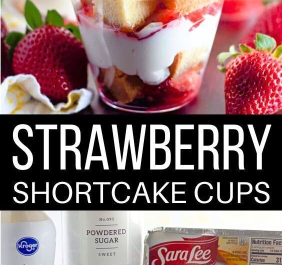 Strawberry Shortcake in a Cup