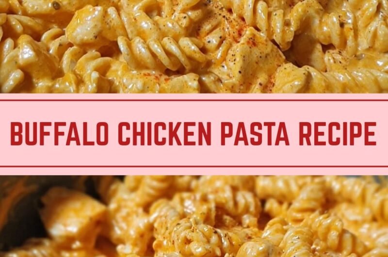 One-Pot Creamy Spicy Buffalo Chicken Pasta