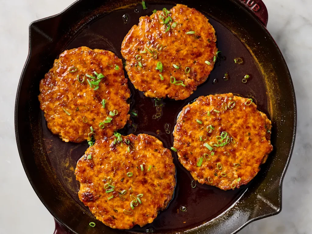 Harissa Orange Salmon Patties